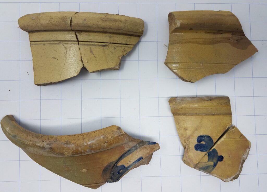 Sherds from the Edwin Mosier pottery site