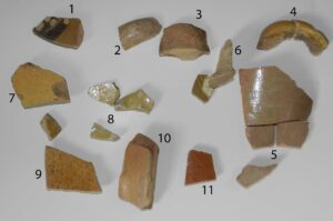 These are surface litter from the site collected in April 2015 and described in "Milz & Ohnhaus Potter"