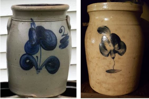 Bachelder jars made from Ohio clay v NJ clay